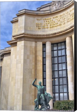 Framed Palais de Chaillot Print