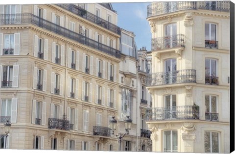 Framed Paris Apartement Buildings Print