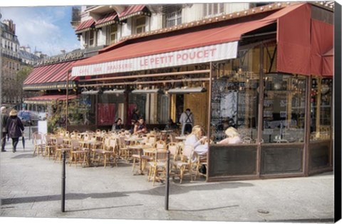 Framed Paris Terrace Print