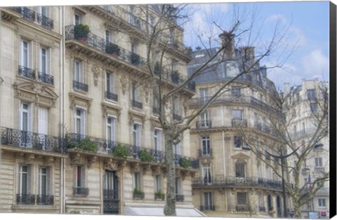 Framed Paris&#39; Apartement Buildings Print
