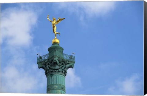 Framed Place de la Bastille 2 Print