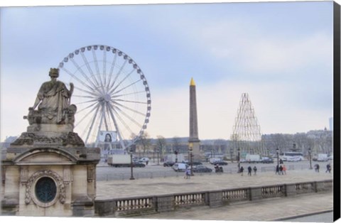 Framed Place de la Concorde Print