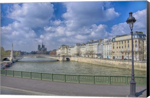 Framed River Seine Print