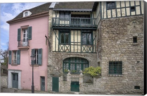 Framed Rue de L&#39;Abreuvoir II Print