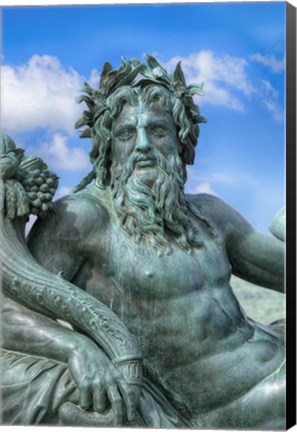 Framed Statue The Loire Print