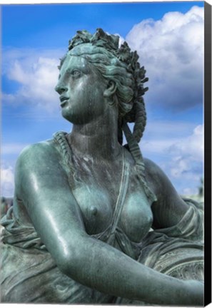 Framed Statue The Loiret Print