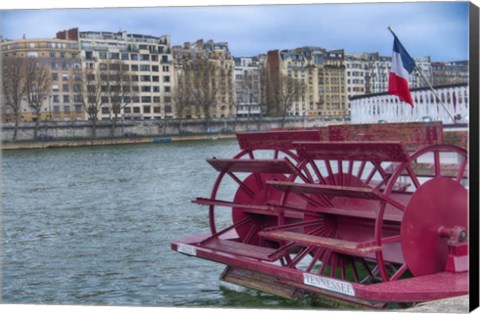 Framed Tennessee Boat On The Seine Print