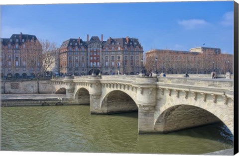 Framed Pont Neuf II Print
