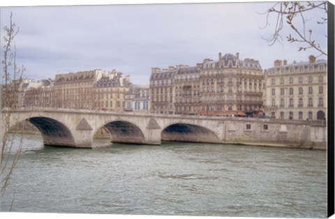 Framed View Over The Seine Print