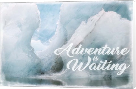 Framed Adventure Is Waiting Print