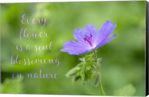 Framed Blossoming Soul Print
