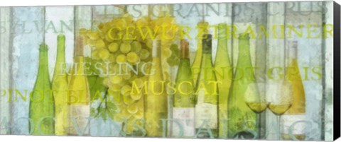 Framed Alsace Wine Print