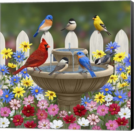 Framed Colors of Spring Print