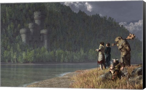 Framed Fantasy Quest Print