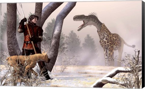 Framed Questing Beast Print