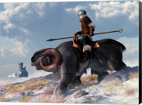 Framed Winter Warrior Print