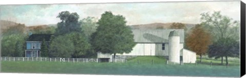 Framed Early October Teal Print