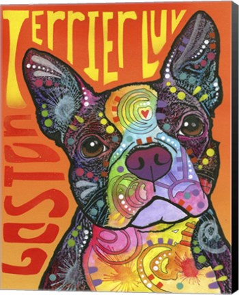 Framed Boston Luv Print