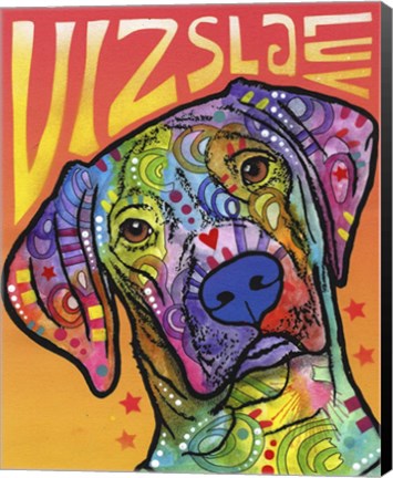 Framed Vizsla Luv Print