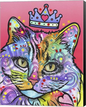 Framed Love Cat 5 Print