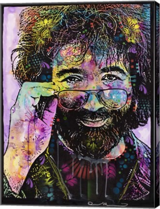 Framed Jerry Garcia 2 Print