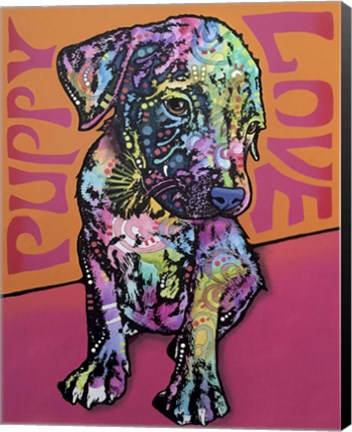 Framed Puppy Love Print