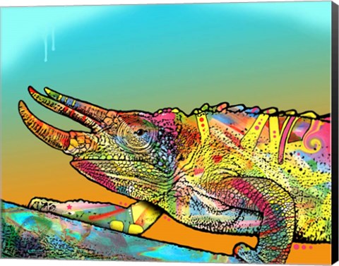 Framed Chameleon Print