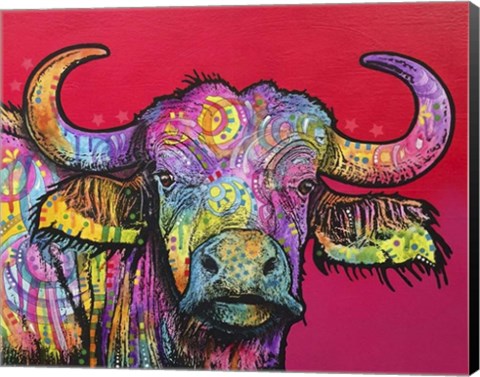 Framed Wildebeest Print