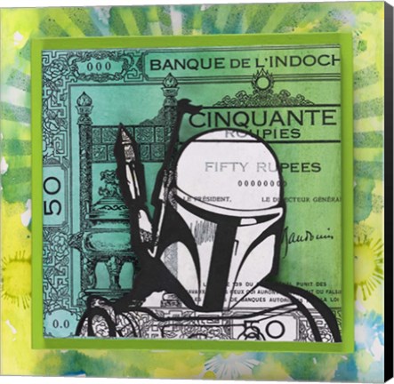 Framed Boba Fett Print