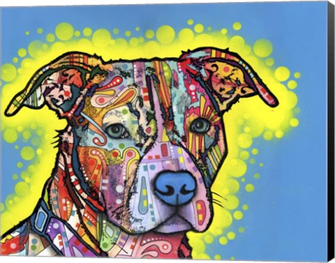 Framed Painted Pit Print