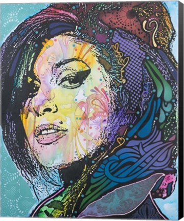 Framed Amy Winehouse Print