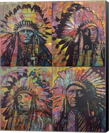 Framed Chiefs Quadrant Print