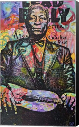 Framed Lead Belly Print