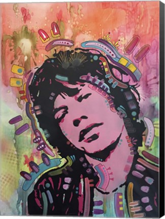 Framed Mick 1 Print