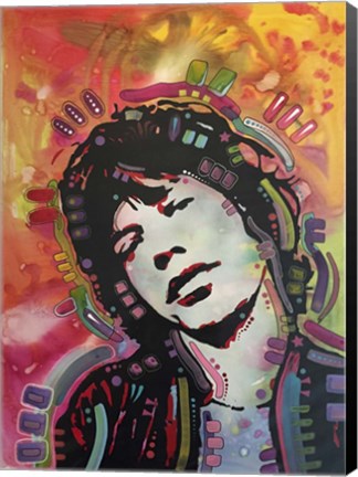Framed Mick 2 Print