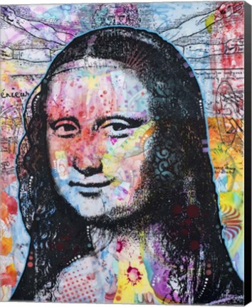 Framed Mona Lisa Pop 2 Print