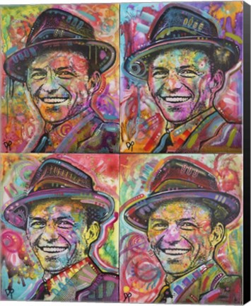 Framed Sinatra Quadrant Print