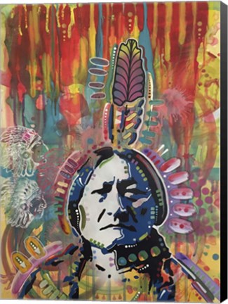 Framed Sitting Bull 1 Print