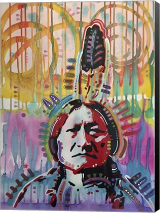 Framed Sitting Bull 2 Print