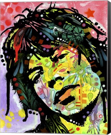 Framed Mick Jagger Print