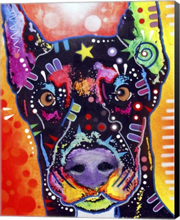 Framed Doberman Print