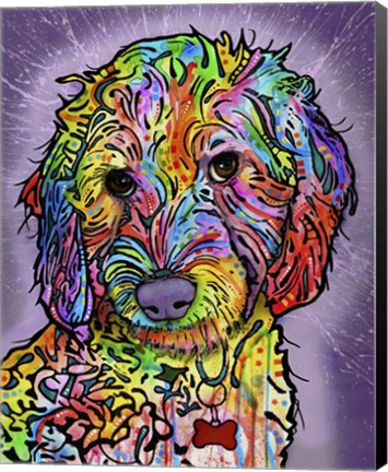 Framed Sweet Poodle Print