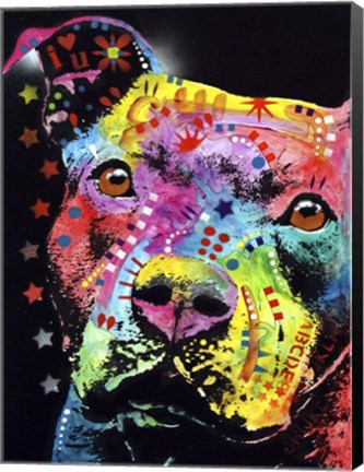 Framed Thoughtful Pit Print