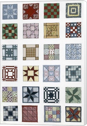 Framed Quilts Print