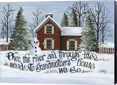 Framed Grandma&#39;s House 2 Print