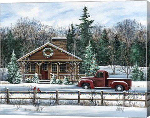 Framed Country Christmas Print