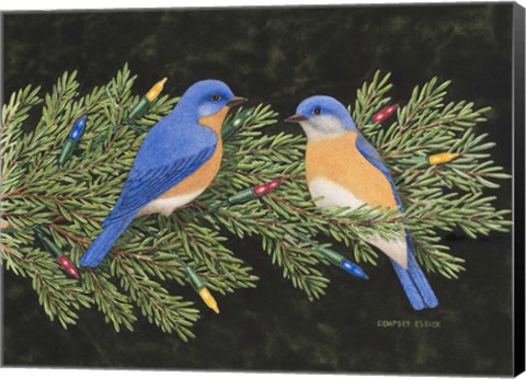 Framed Christmas Blues Print