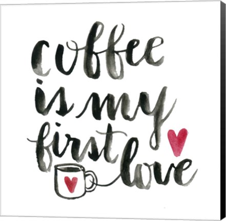 Framed Coffee First Love Print