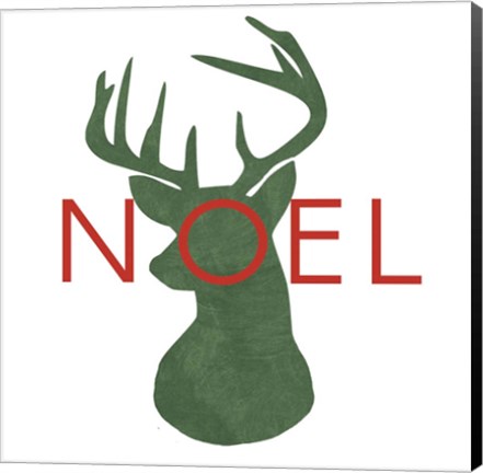 Framed Deer Head Print