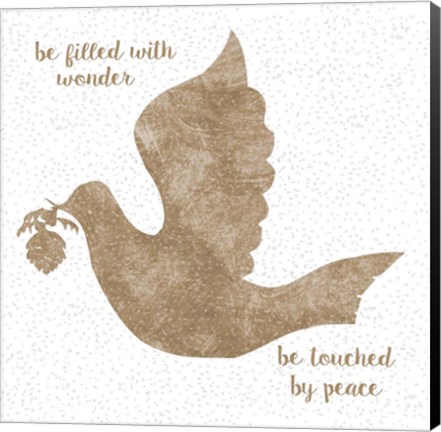 Framed Natural Dove F Print